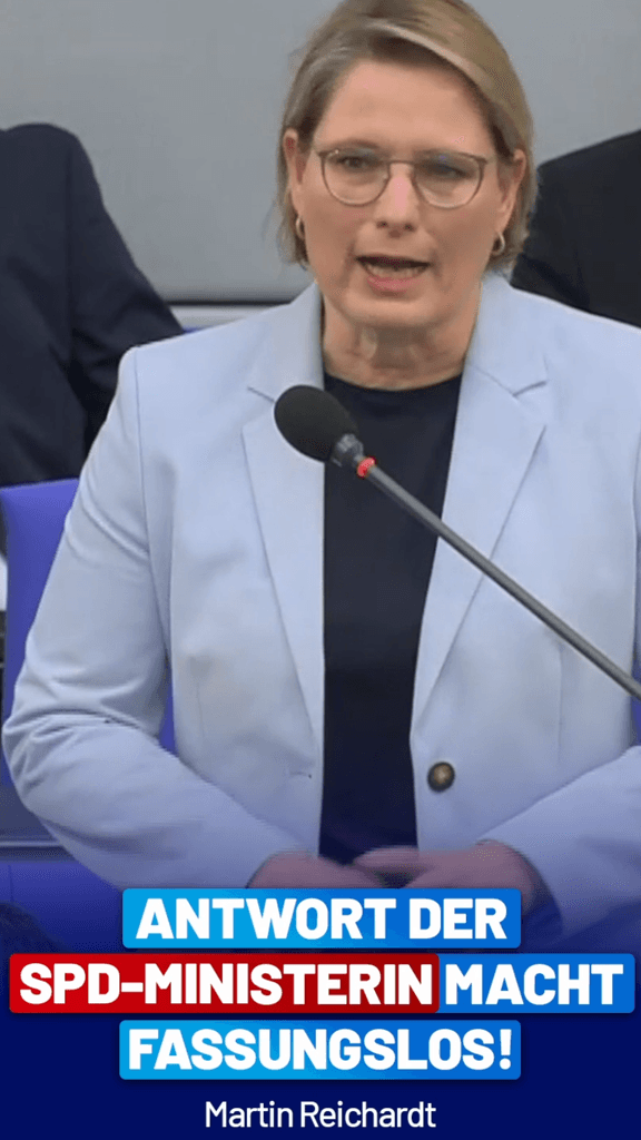 Gewalt gegen #Frauen: Antwort der #SPD-Ministerin macht fassungslos! Martin Reichardt
