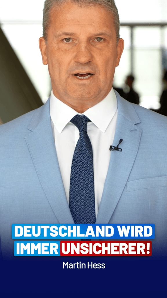 Deutschland wird immer unsicherer! Martin Hess zur Polizeilichen Kriminalstatistik. #gewaltverbrechen