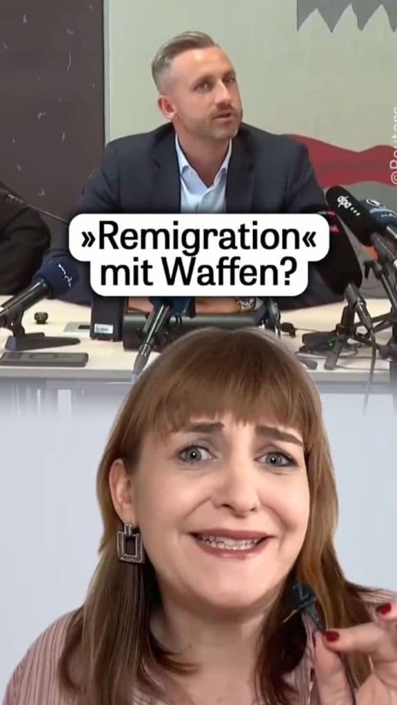 Waffen für die »Remigrationsoffensive«? Davon spricht Sachsen-Anhalts AfD-Chef Ulrich Siegmund. Gleichzeitig verklagt die AfD Bundeskanzler Friedrich Merz für »verleumderische Beleidigung«, weil er im Bundestag davon sprach, dass die Migrationspolitik der AfD »nichts anderes als eine ethnische Säuberung« sei. #Merz #news #AfD #sachsenanhalt Host: @lndfrs Skript: @leo.balk & @madsoscar Schnitt: @Leonhard Balk & Jil Dreimann Redaktionsleitung: @headofhochkant& Linda Friese